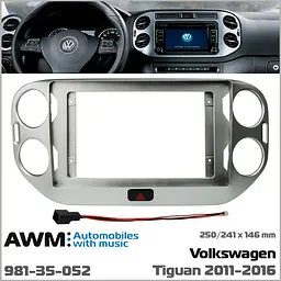 Перехідна рамка Volkswagen Tiguan, Golf Plus AWM 981-35-052 - мініатюра 5