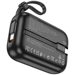 Павербанк Hoco Q20 Fountain 22.5W+PD22W 10000 mAh Black - мініатюра 3
