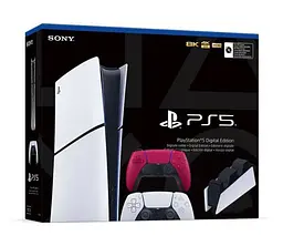 Ігрова консоль Sony PlayStation 5 Slim Digital Edition + DualSense Cosmic Red + Charging Station - мініатюра 6