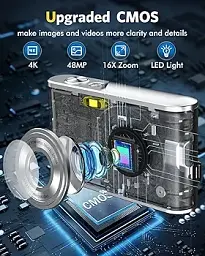 Цифровий фотоапарат 48 МП із 16-кратним зумом та відео Full HD 1080P - мініатюра 4