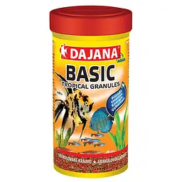 Корм для всіх видів тропічних акваріумних риб в гранулах Dajana TROPI GRAN BASIC 250 мл/130 г