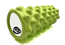 Масажний ролик EasyFit Grid Roller Extreme 33 см Салатовий