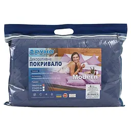 Покривало Руно двостороннє 220x240 см - Валенсія блакитний/джинс (21154) - мініатюра 6