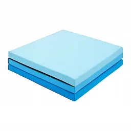 Мат гімнастичний складаний 4FIZJO 180 x 60 x 5 см 4FJ0570 Blue/Sky Blue (P-5907739319685) - мініатюра 3