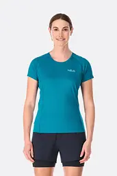Футболка жіноча Rab Sonic Tee Womens 14 Темно-бірюзовий