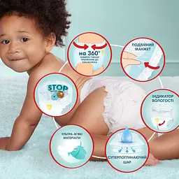 Підгузки-трусики Pampers Premium Care Pants 4 (9-15 кг) 116 шт. (2 п. x 58 шт.) - мініатюра 3