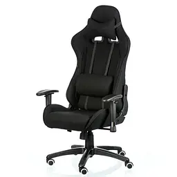 Крісло офісне Special4You ExtremeRace black fabric (E7757) - мініатюра 2