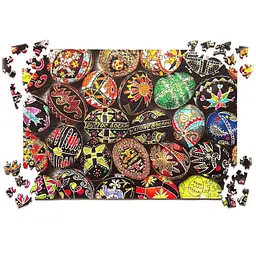 Пазл Спадщина дерев`яний UkrainianPuzzles Мистецтво писанкарства Віри Манько