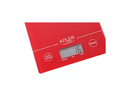 Ваги кухонні Adler AD 3138 Red - мініатюра 2