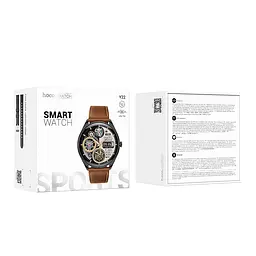 Смарт-годинник Hoco Y22 Amoled 36mm, 200 mAh, IP67 Black (6942007628983) - мініатюра 2