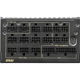 Блок живлення MSI MEG 1600W PCIE5 (Ai1600T PCIE5) [170268] - мініатюра 7