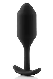 Анальна пробка B-Vibe Snug Plug 2, 10.5 см (чорний) - мініатюра 2