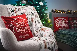Плед Ardesto Flannel 160х200 см 100% поліестер імбирні пряники pbe0050468 - мініатюра 4