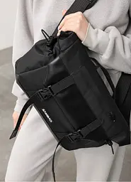 Сумка жіноча Sambag DART Чорна 33 х 24 х 10 см (51311301) - мініатюра 11