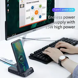Док-станція Baseus Mate Docking Type-C Intelligent HUB (CAHUB-AT01) - мініатюра 4