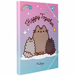Папка для праці A4 "1В" №500236 "Pusheen" на рез. картон(20)