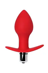 Анальна пробка ToDo Anal Vibro Plug Glam 9.7 см (червоний) - мініатюра 8