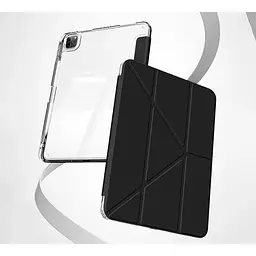 Обкладинка BeCover Ultra Slim Origami Transparent з кріпленням Apple iPad Pro 12.9 2020/2021/2022 Black (711694) - мініатюра 3