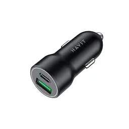 Автомобільний зарядний пристрій HAVIT HV-CC613 20W USB+USB-C HAVIT (27959-000) - мініатюра 7