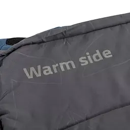Спальний мішок Bo-Camp Vendeen Cool/Warm Silver -2° Blue/Grey (3605880) - мініатюра 6