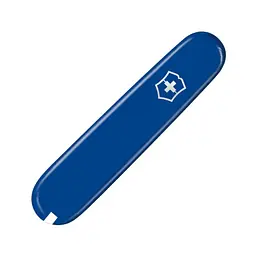 Накладка на ніж Victorinox 91мм синій передня з лого (Va+)