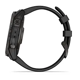 Смарт-годинник Garmin Fenix 7X Sapphire Solar Edition Carbon Gray DLC Titanium with Black Band (010-02541-10/11) [67448] - мініатюра 4