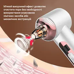Очищувач шкіри та пор AIMED Vision Pore Cleaner Hot&Cold вакуумний з камерою білий - мініатюра 5