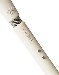 Розкішний вібромасажер Zalo - Calla Ivory White, двосторонній, 2 мотори - мініатюра 11