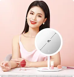 Дзеркало для макіяжу з LED підсвічуванням Xiaomi Jordan-Judy 8" (NV543) - мініатюра 7