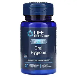 Пробіотики та пребіотики Probiotic Oral Hygiene 30 вегетаріансьих льодяників Life Extension vit0005059