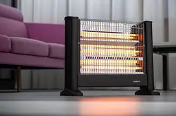 Інфрачервоний обігрівач Ardesto IHS1650 кварцовий підлоговий 15 м² 1650 Вт чорний - мініатюра 6