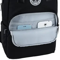 Рюкзак GoPack Teens 122M-1 Чорний (GO26-122M-1) - мініатюра 11