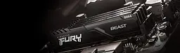Пам'ять ПК Kingston DDR4 32GB KIT (16GBx2) 3200 Fury Beast Black - мініатюра 2