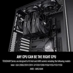 Кулер для процесора Thermaltake TOUGHAIR 710 Black (CL-P117-CA14BL-A) (7 CL-P117-CA14BL-A) - мініатюра 9