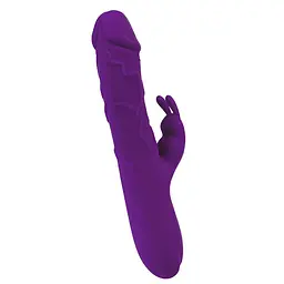 Вібратор-кролик Fantasy Helios 22.5 см (фіолетовий) - мініатюра 3