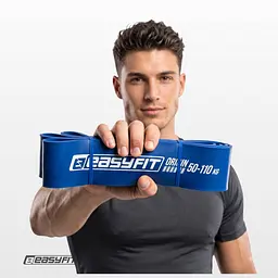 Гумова петля EasyFit 50-110 кг Синя - мініатюра 9