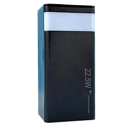 Павербанк 50000мА·ч Power Bank 2USB Type-C PD зі швидкою зарядкою до 22.5W та ліхтариком портативний зарядний пристрій акумулятор WUW TUGII Y55