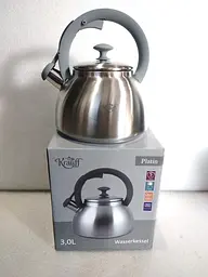 Чайник зі свистком Krauff 26-298-001 Platin 3 л. - мініатюра 6