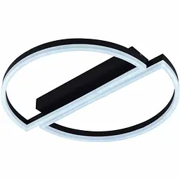Світильник стельовий Miorro LED Amico з пультом ДУ та APP 58W 500х500х100мм чорний (51-313-012) - мініатюра 3