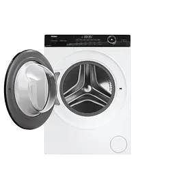 Прально-сушильна машина Haier фронтальна 9(6) кг 1400 A 60 см дисплей пара інвертор люк чорний прямий привод білий - мініатюра 5
