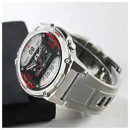 Смарт-годинник Oukitel bt50 сріблястий - мініатюра 5
