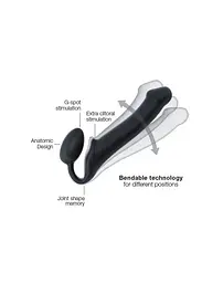 Страпон Strap-On-Me Dildo Flesh, L Strap-on-me SO2351 88835 - мініатюра 5