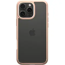 Прозорий чохол Spigen Ultra Hybrid Rose Titanium для iPhone 16 Pro (ACS08693) - мініатюра 2