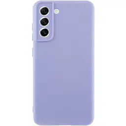 Чохол TPU GETMAN Liquid Silk Full Camera для Samsung Galaxy S22 Бузковий / Light purple