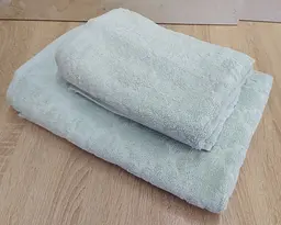 Набір турецьких махрових рушників 50х90+70х140 Gulcan Jacquard Cotton Lux Motif Мint - мініатюра 3
