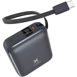 Батарея універсальна Vinga 10000 mAh 35W Display Cable (VPBB1035C) - мініатюра 3