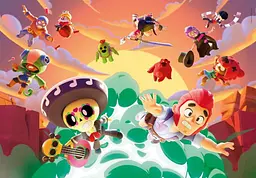 Пазл Clementoni Політ, Бравл Старс (Brawl Stars - In the Sky Puzzle - 180 pcs.), 180 ел. (29806) - мініатюра 2