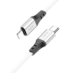 PD Кабель HOCO X86 iP Spear PD silicone charging data cable 1м Білий