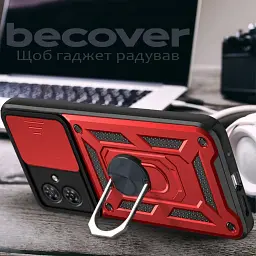 Панель BeCover Military для Motorola Moto G55 Red (713059) - мініатюра 2