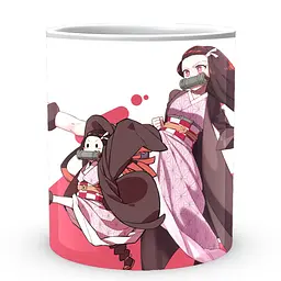 Кухоль GeekLand Kimetsu no Yaiba Клинок, який знищує демонів Незуко KY 002.19 330 мл білий - мініатюра 2